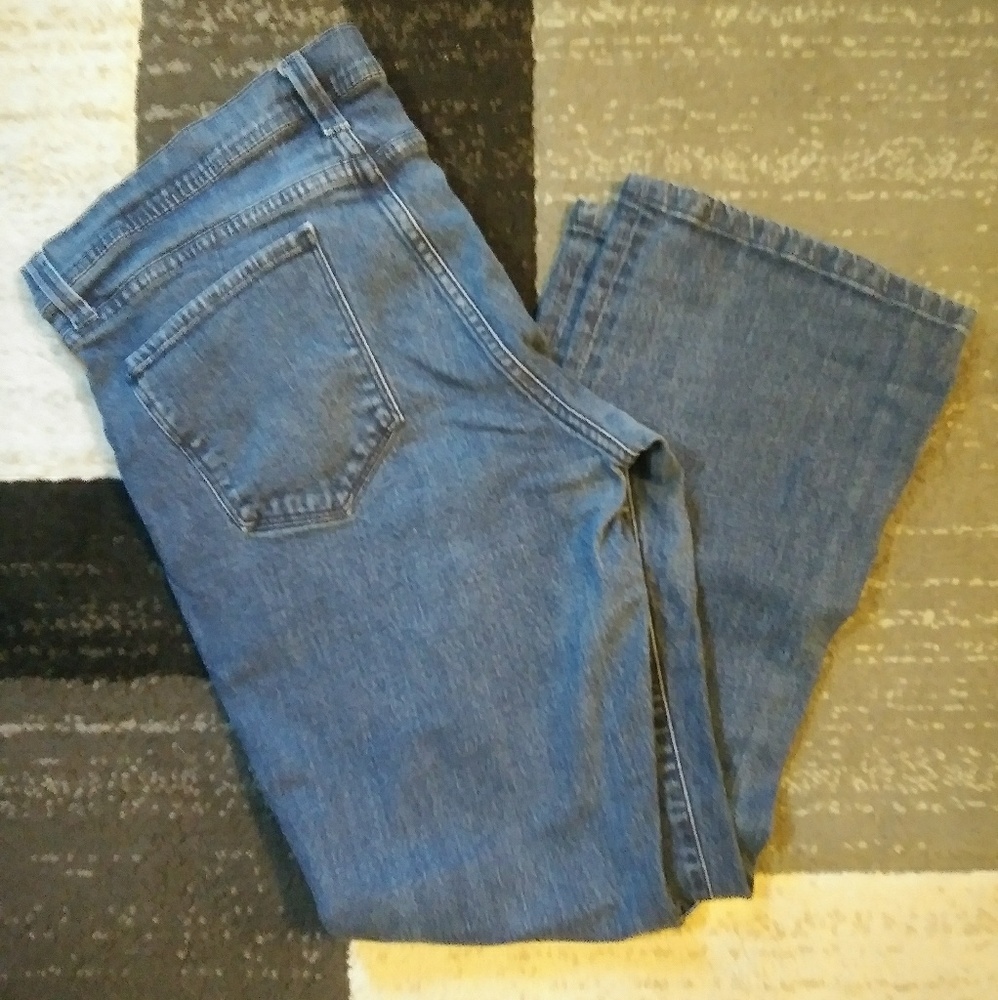 New York & Co flare medium dark wash size 14